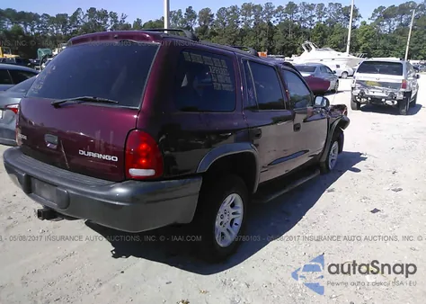 2002 Dodge Durango Sport from USA, damaged, VIN 1B4HS38N22F167777